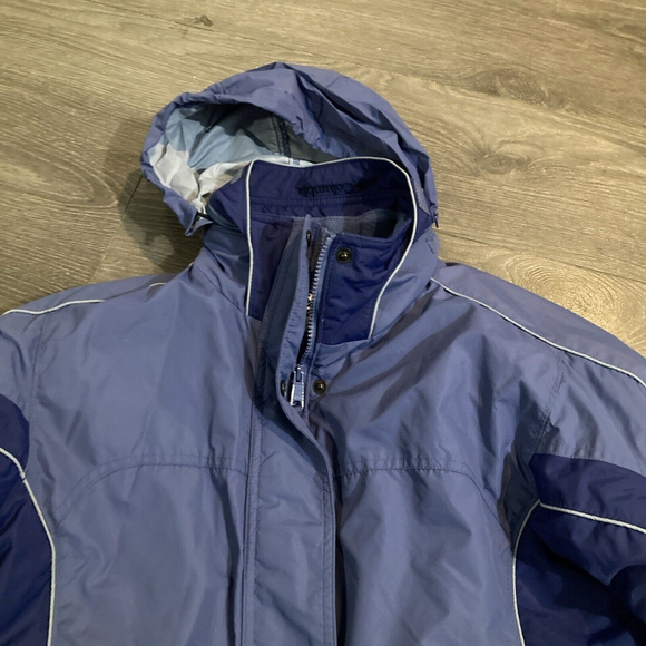 Winter Small Warm Columbia sportswear company jacket womans Coat Roll Up Hood - Picture 2 of 16